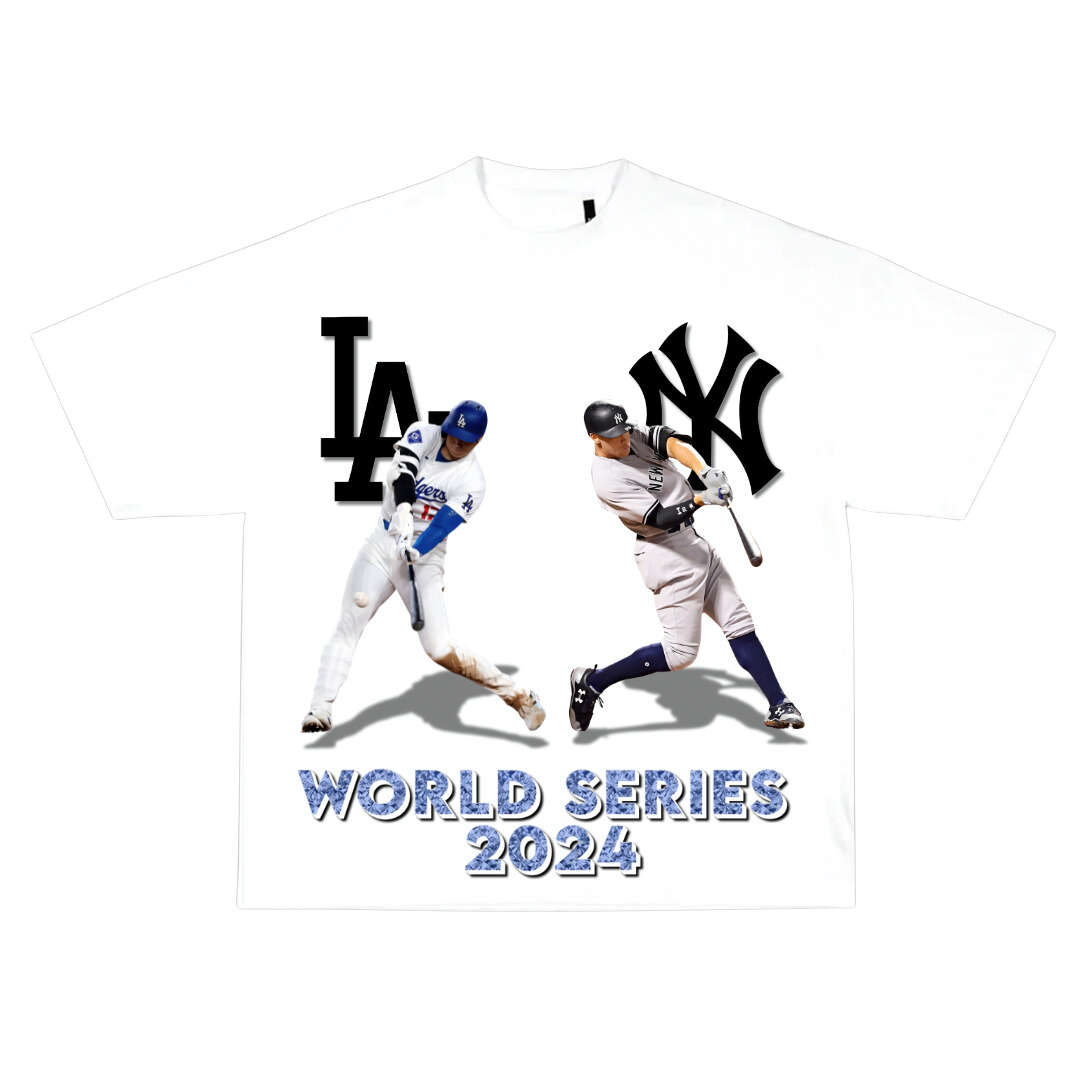 LAD vs NYY World Series TEE - WHITE