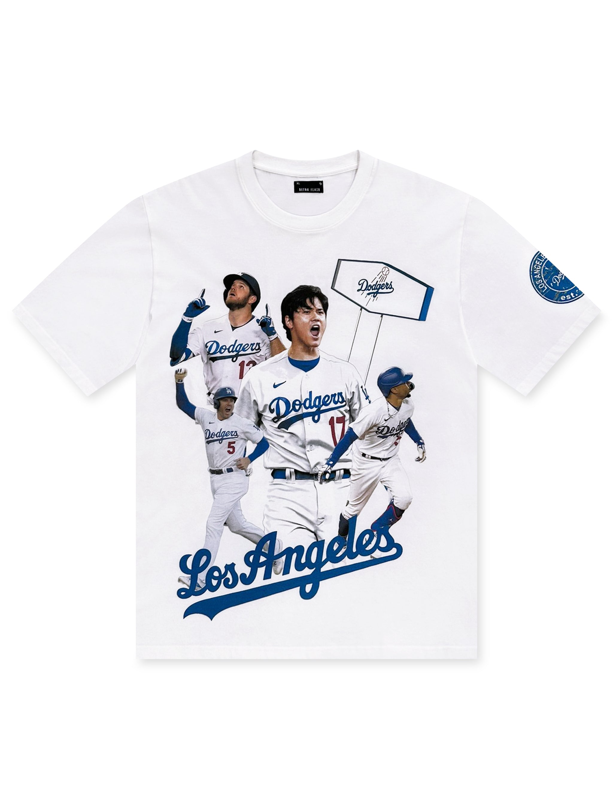 DODGERS BLEED BLUE TEE - WHITE