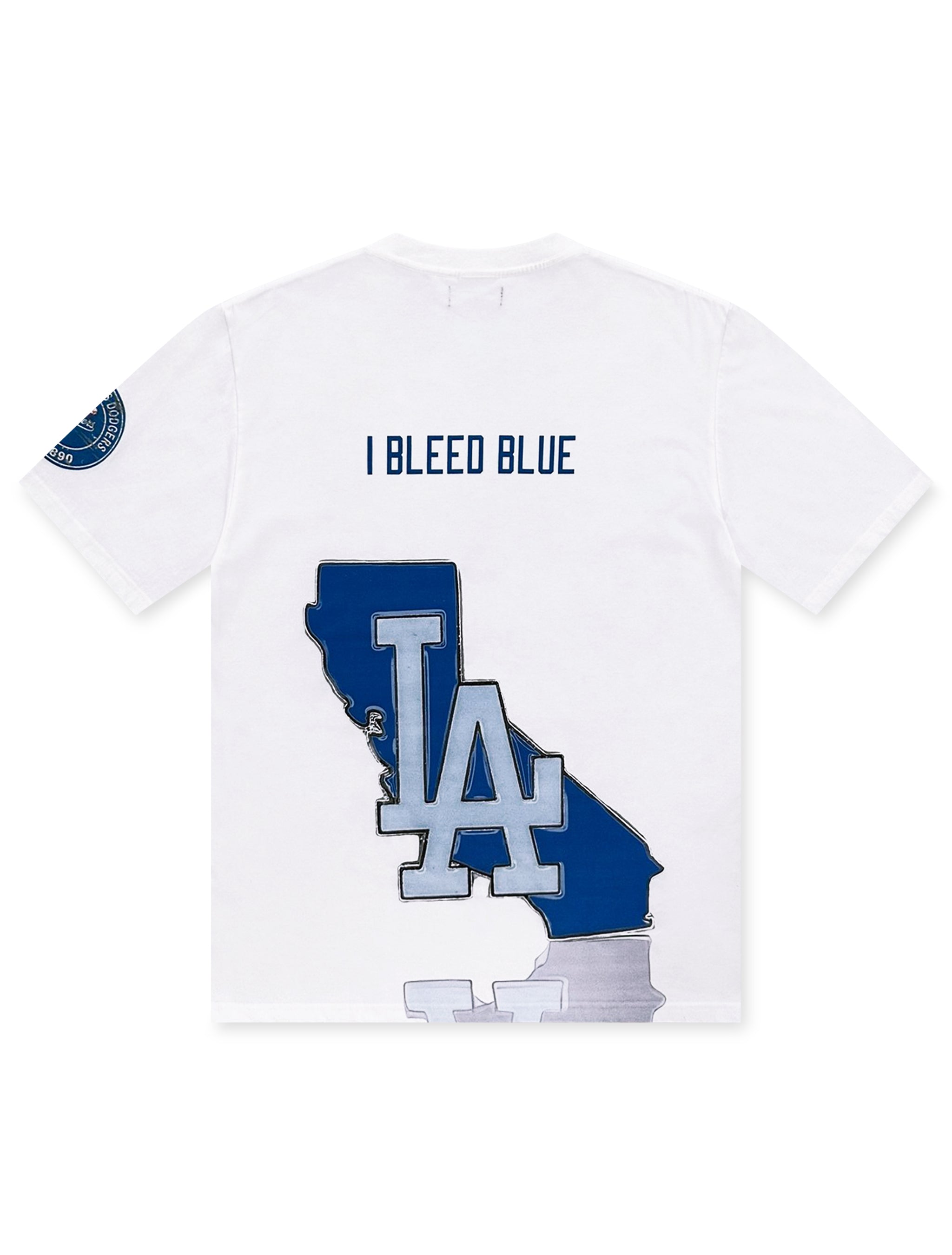 DODGERS BLEED BLUE TEE - WHITE